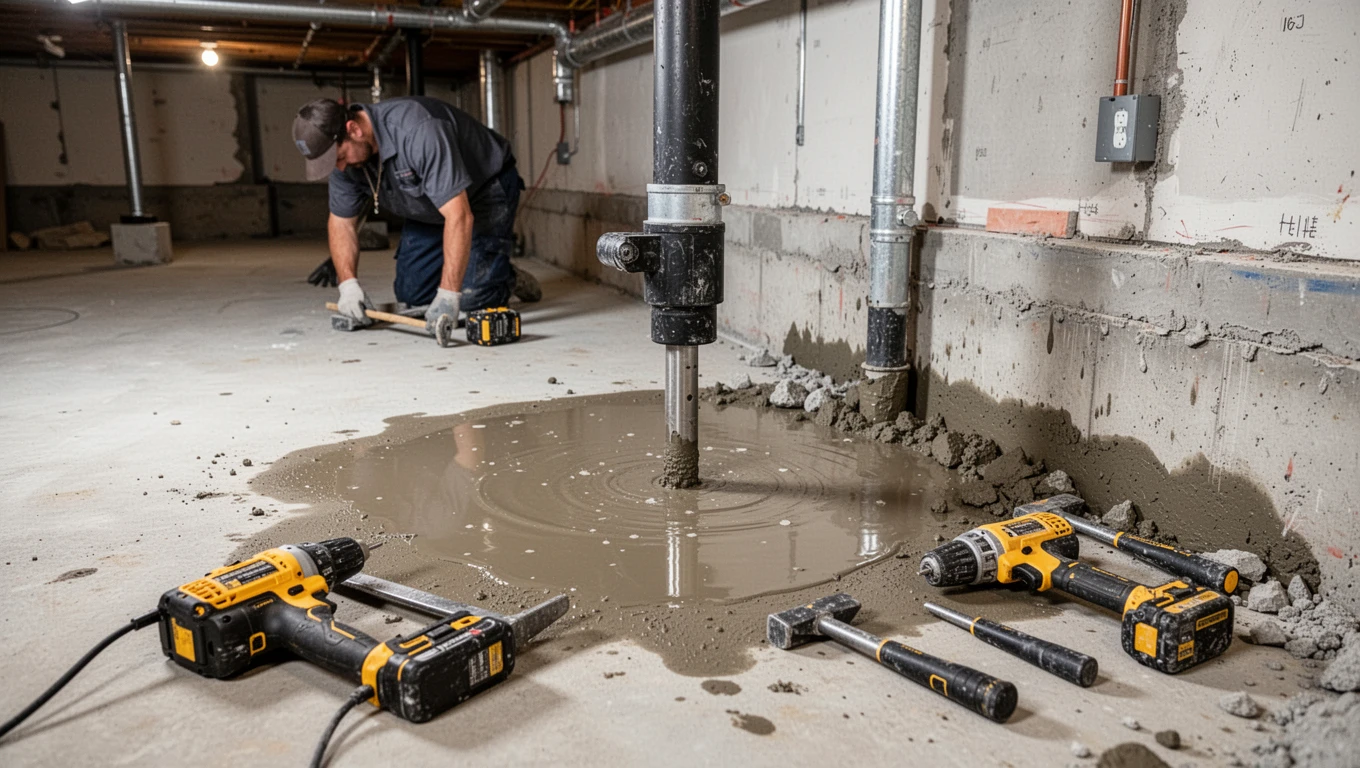 Wet Basement Repair