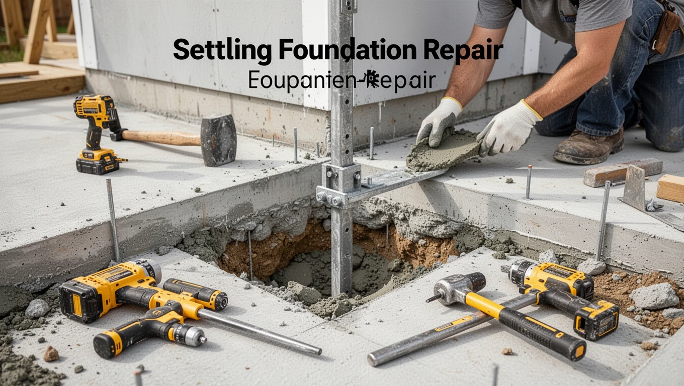 Settling Foundation Repair