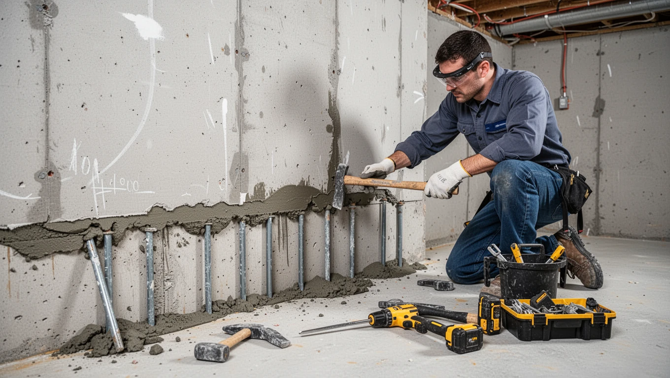 Basement Wall Repair